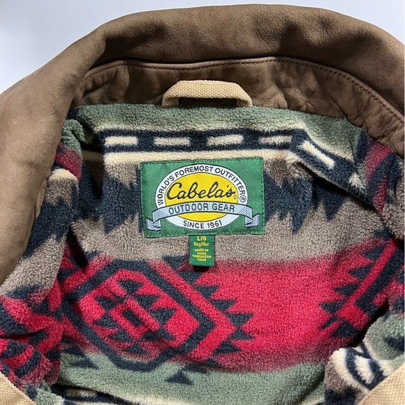 Cabela’s | Canvas Chore Barn Coat Fleece & Quilted Lined Tan | L - Picture 8 of 16